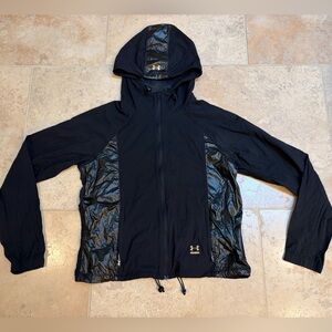 Under Armour Women’s Black Windbreaker Running  Jacket